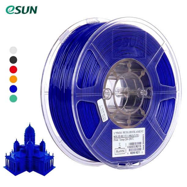 PLA 3D Printer Filament 1.75mm 1KG//2.2LB Spool White Printing Consumables